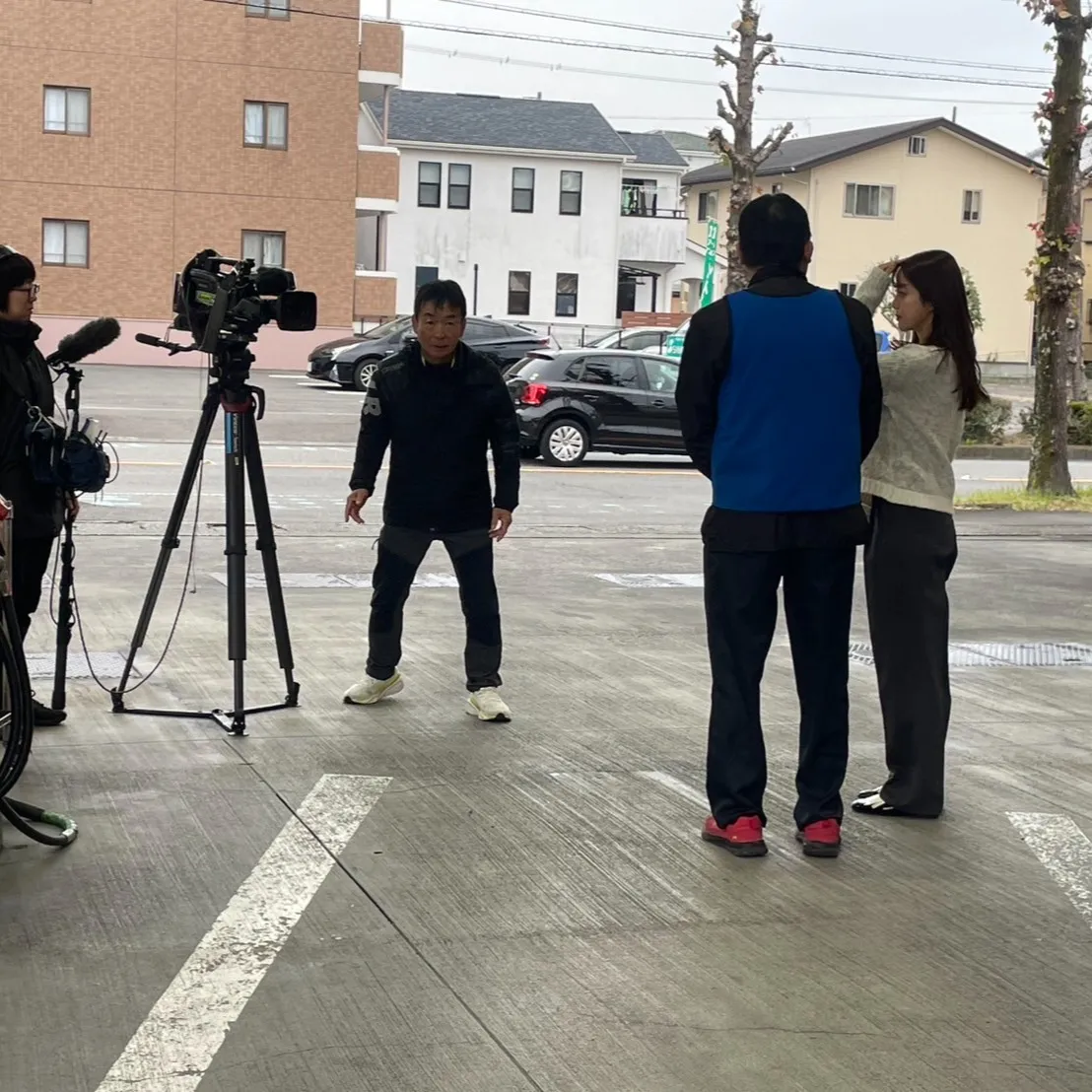 こんにちは、下川原店です⛽️✨ 昨日、静岡第一テレビの取材を...