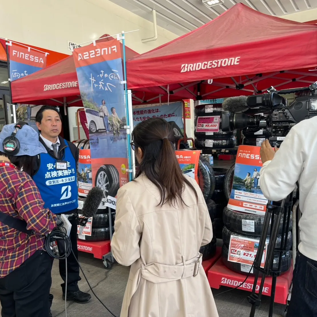 下川原の三ツ井です！NHKのインタビューを受けました📺✨。